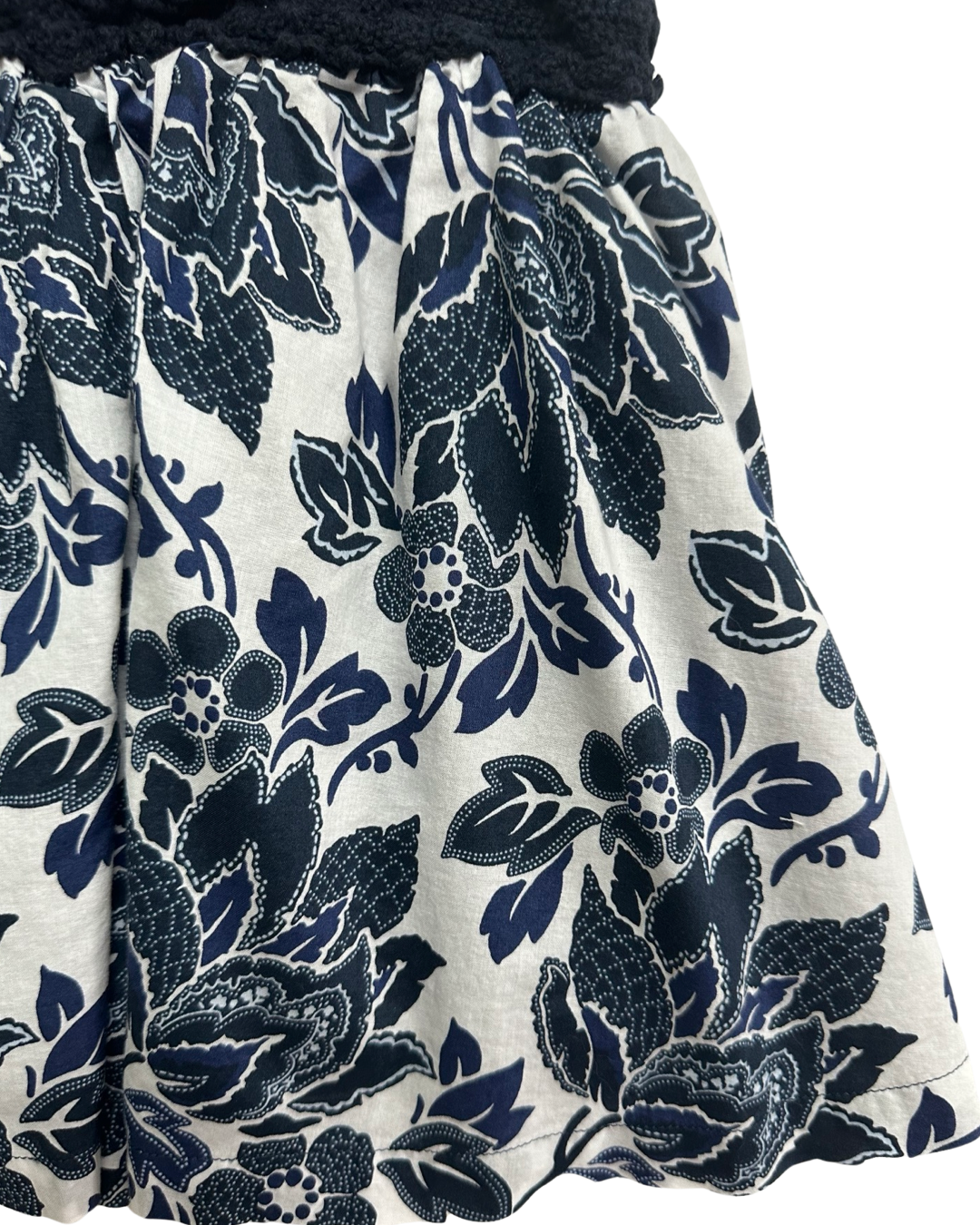 12M-18M Baby Girl Baby Gap Navy Crochet Top Floral Dress