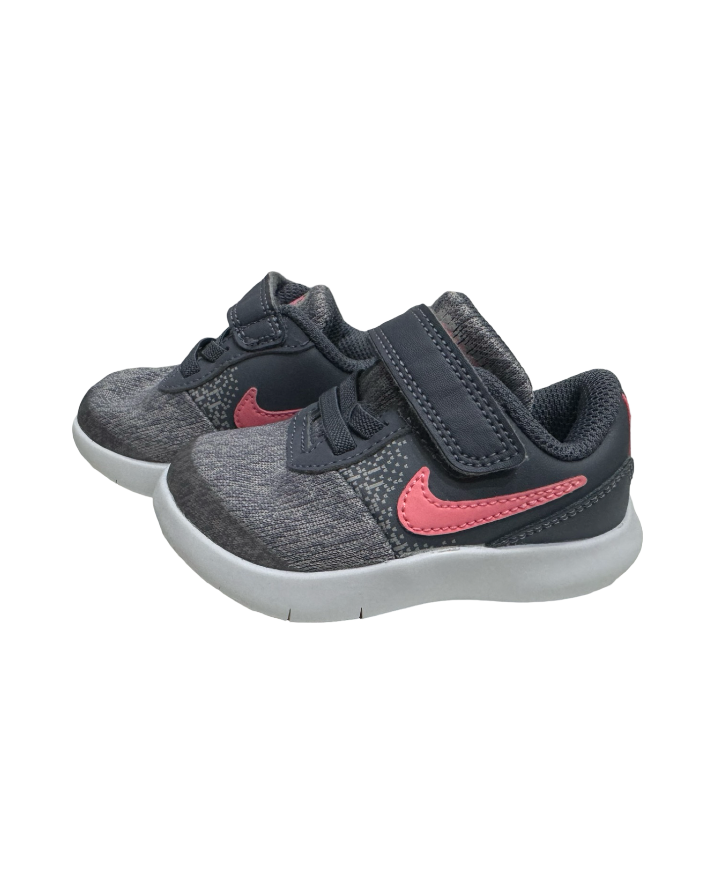 5C Toddler Girl Nike Flex Contact-light carbon/sunset pulse Shoes Sneakers
