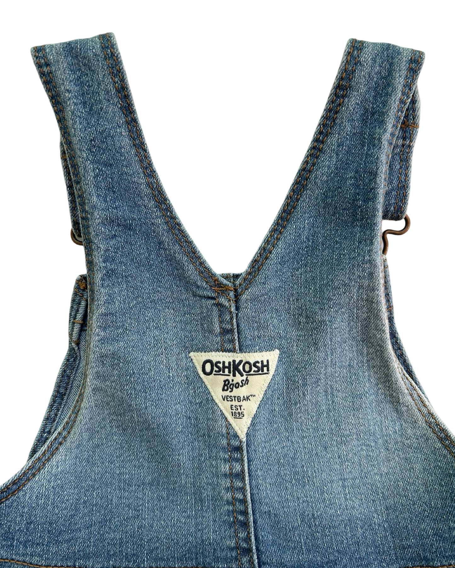 3T Toddler Girl OshKosh B’Gosh Jean / Floral Overall Dress