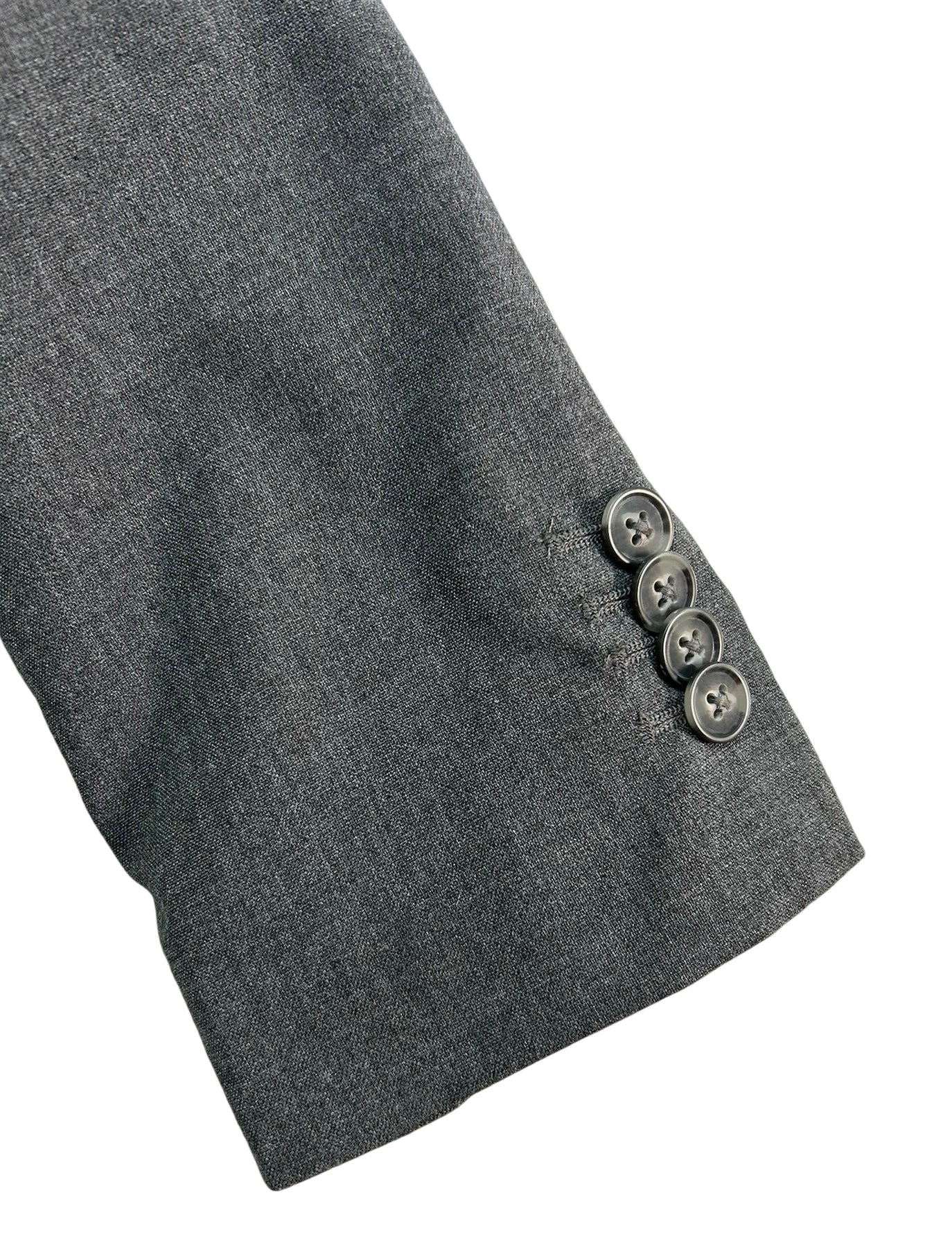 7Y Youth Boys Cat & Jack Button Suit Jacket Charcoal Gray Pockets