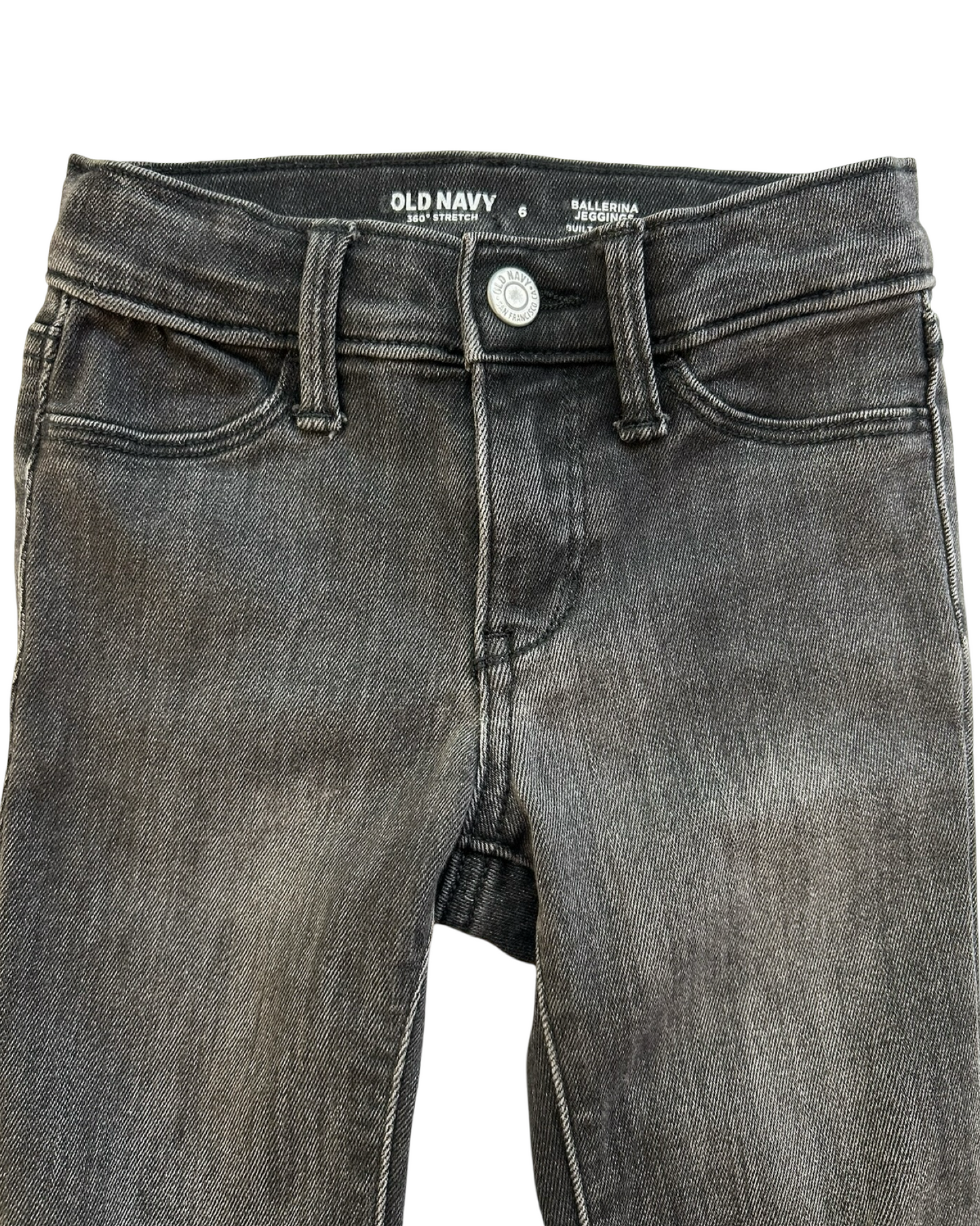 6Y Youth Girls Old Navy Ballerina Jeggings Stretch Skinny Jeans.
