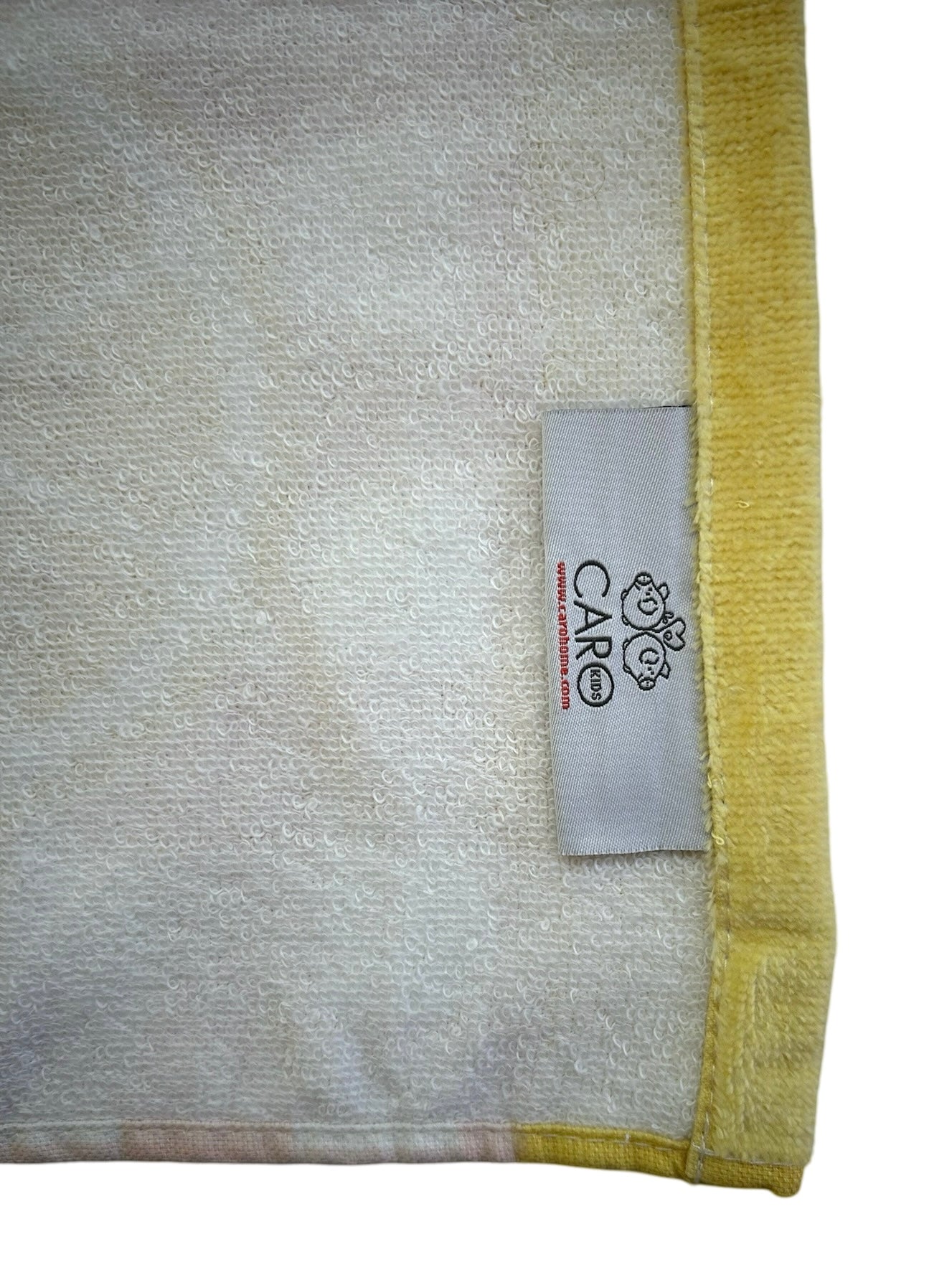 Caro Kids Bath Hooded Towel Lemon Print 23” x 34” / NWT