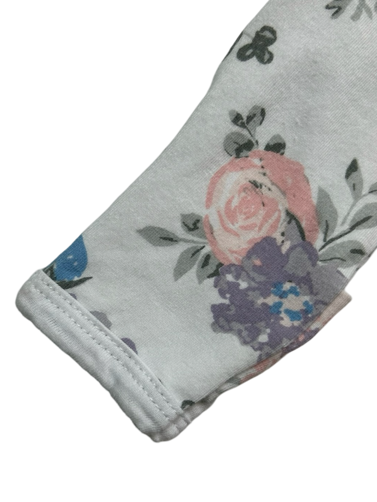 3M Baby Girls Baby Essentials Floral Knotted Nightgown.