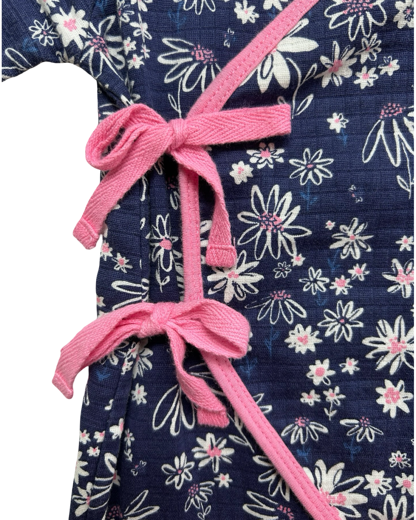 0-3M Baby Girl’s Angel Dear Vintage Floral Sleeve Romper.