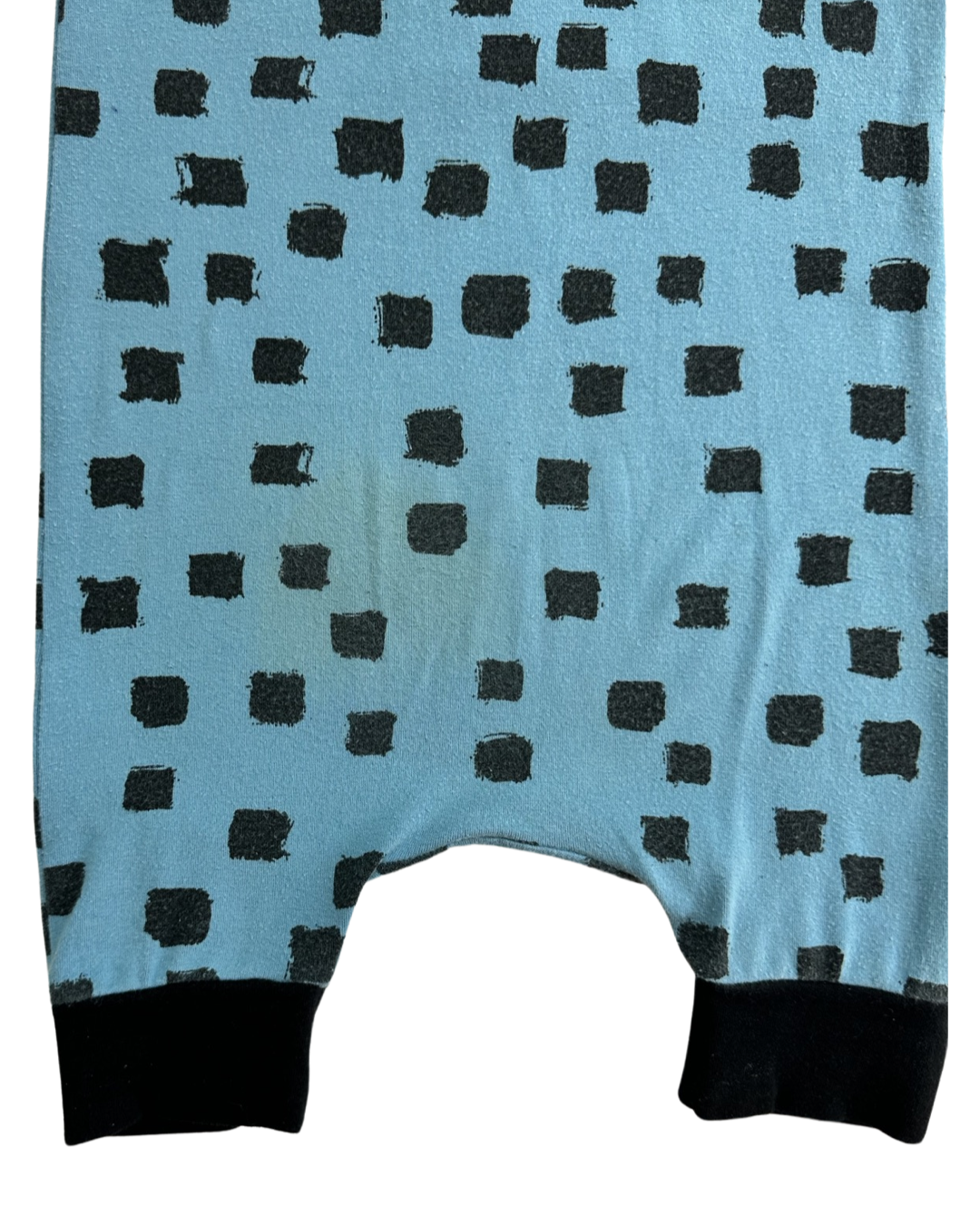 18-24M Baby Boy / Girl RAGS to Raches Blue / Black Tank Shortie Romper