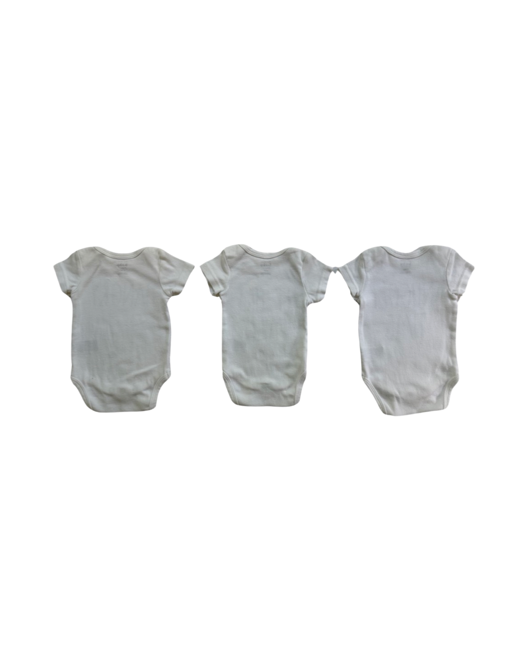 0-3M Baby Boy / Girl Rae Dunn White Onesies