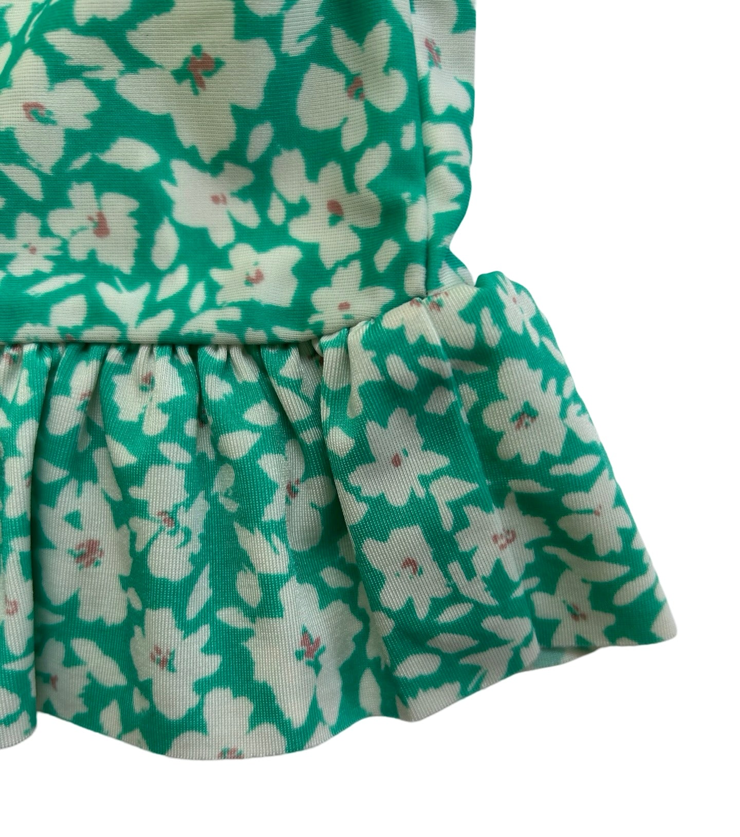3M-6M Baby Girls Cat & Jack Long Sleeve Ruffle Swimsuit Set 2 Pieces.