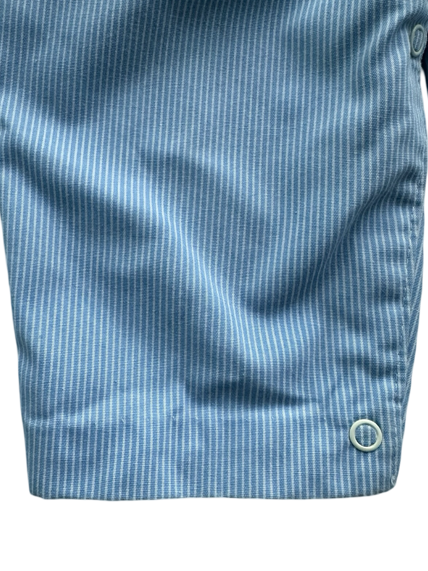 24M Baby Boys Striped Overall Blue Embroidered Sailboat ⛵️.