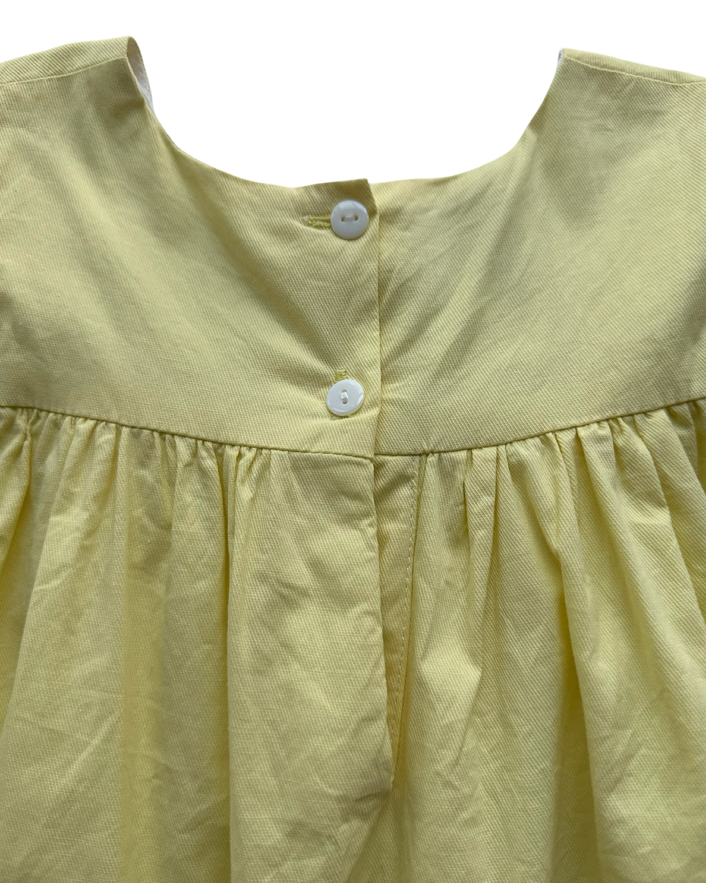 4T Toddler Girls The Oaks Apparel Dress With Eyelets Trim, Embroidered Rainbow.