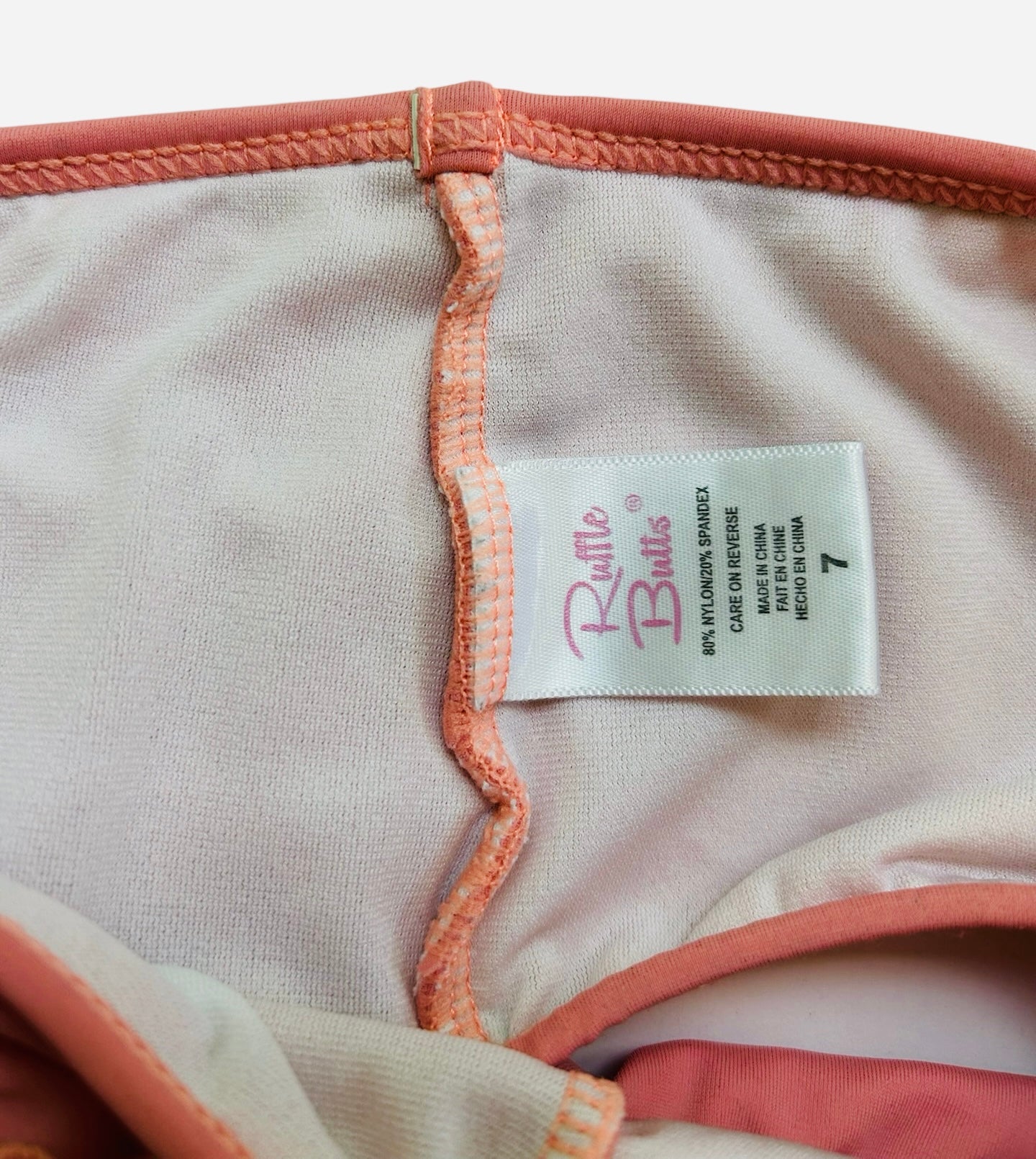 5T Toddler Girl’s RuffleButts Long Sleeve RashGuard Bikini Flamingos 🦩 🦩🦩 Print, Set 2 Pieces.