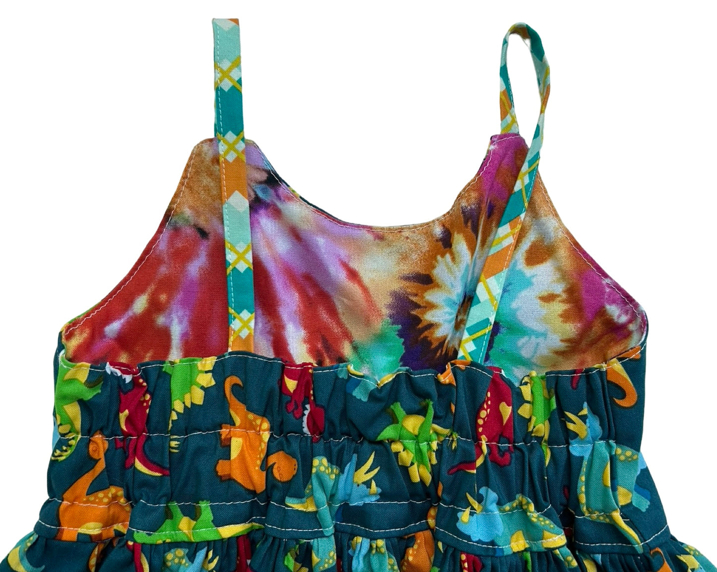 4T Toddler Girls Kelly Ellis Designs Dinosaurs Print Dress Sleeveless.