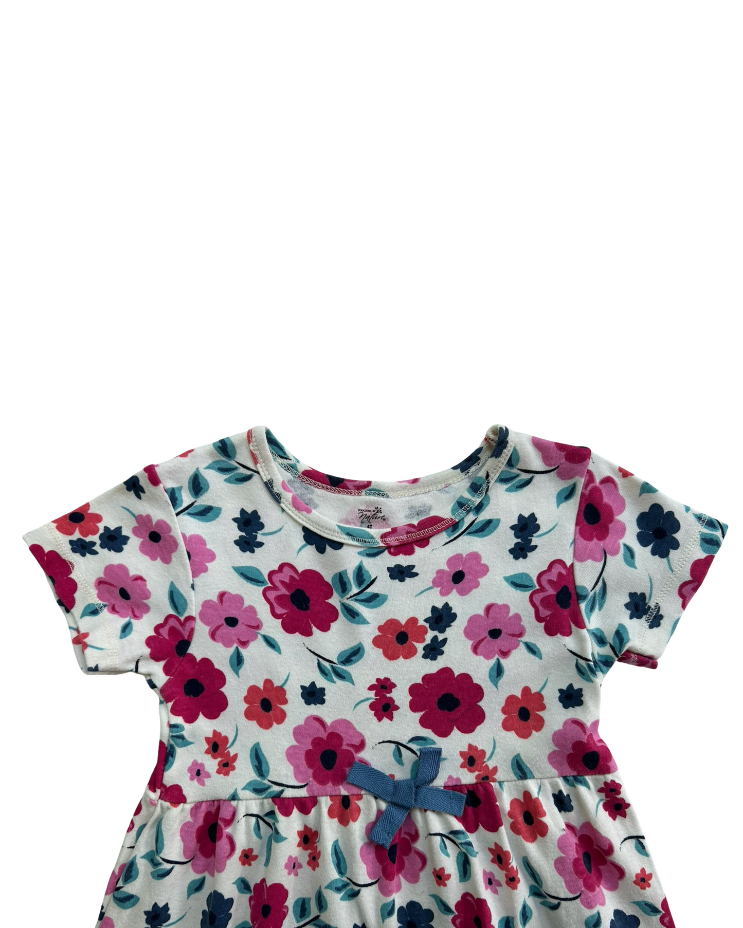 4T Toddlers Girls Touched By Nature Organic Cotton Dress.