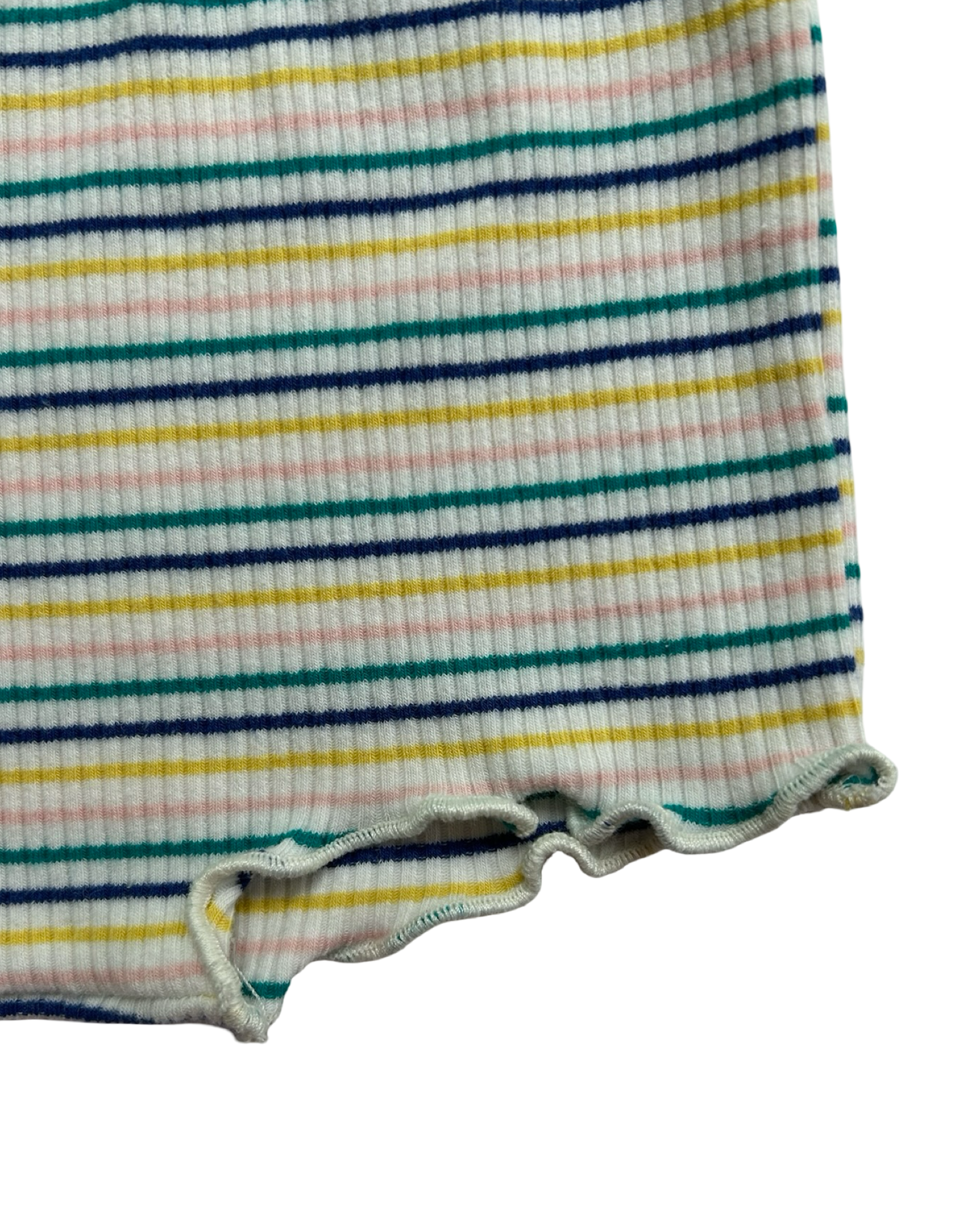 6M-12M Baby Girls Old Navy Rib-Knit Tank Top And Short Set 2 Pieces.