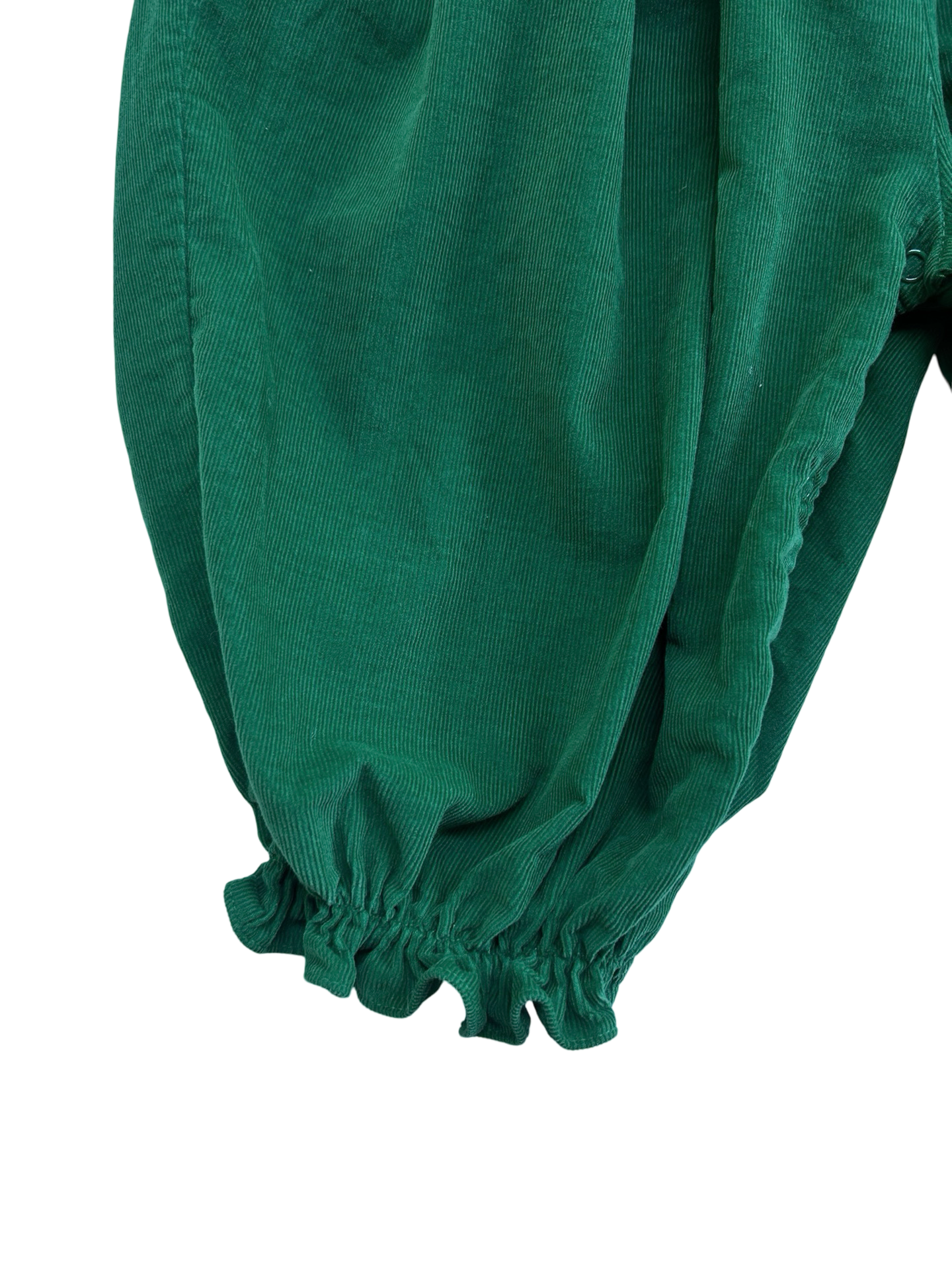 2T Toddler Girl Boutique Green Corduroy Smocked Classic Whimsy Holiday / Christmas Bubble Romper