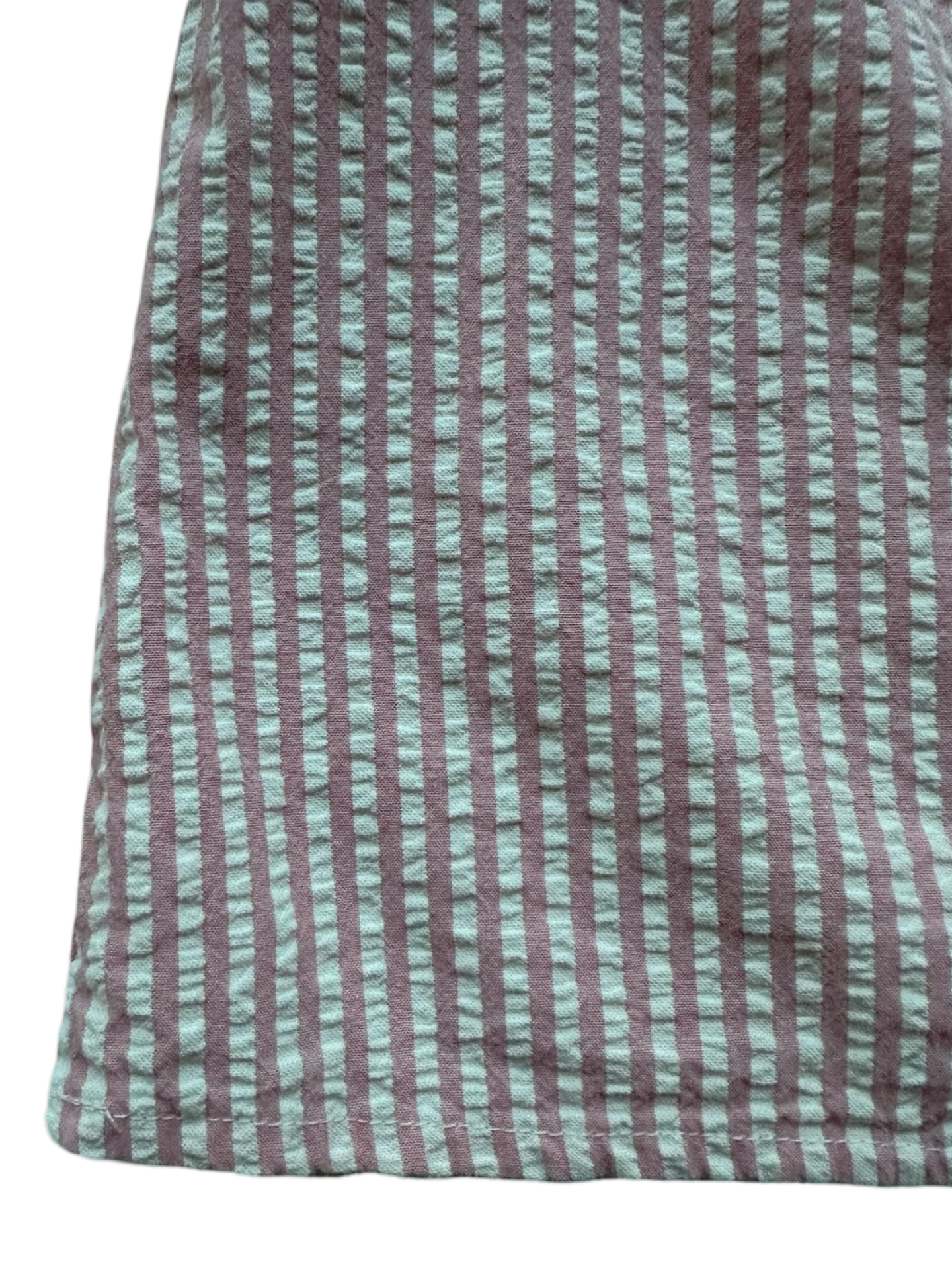 2T Toddler Girls Crewcuts Striped Short Sleeve Ruffle Boho Blouse