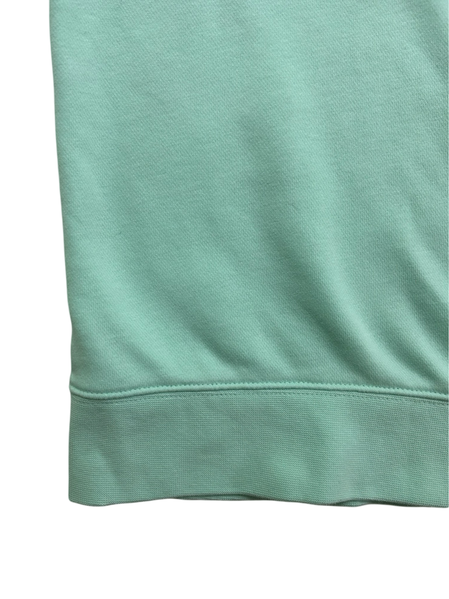 10Y /12Y Youth Girl Nike Size Large Aqua Sweatshirt w/ Emroidered Floral Logo