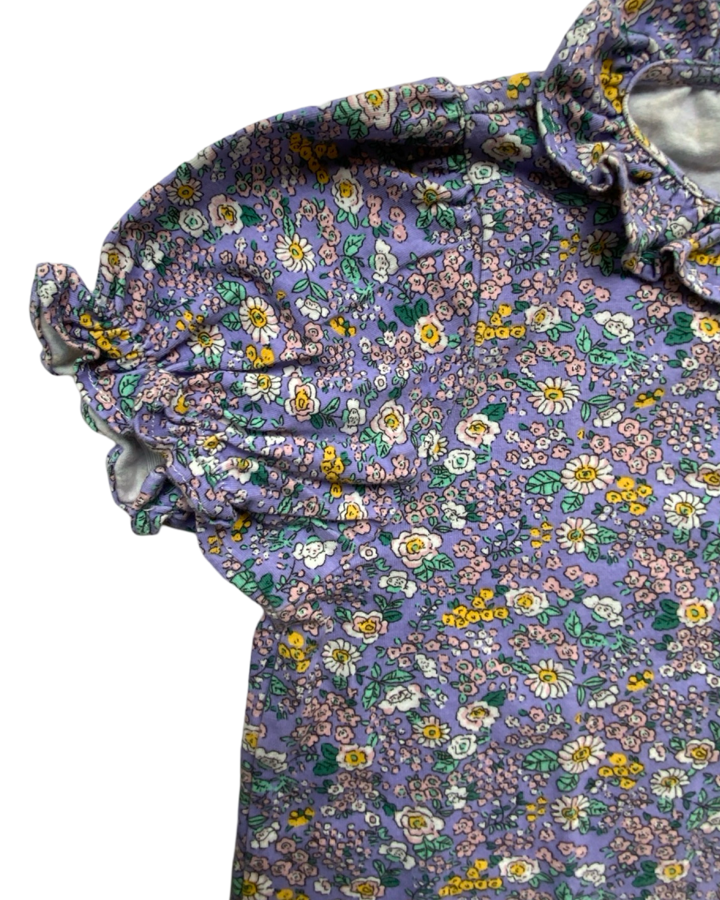 10Y Young Girls Bisby Samantha Dress Violet Longwood Floral.