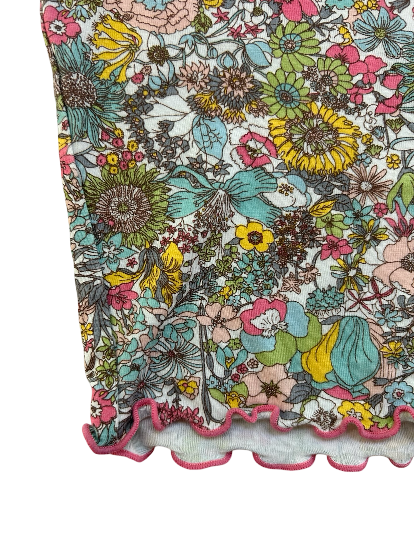 3T Toddler Girl Vaenait Baby Floral Sleepwear Pjs Top, One Piece.