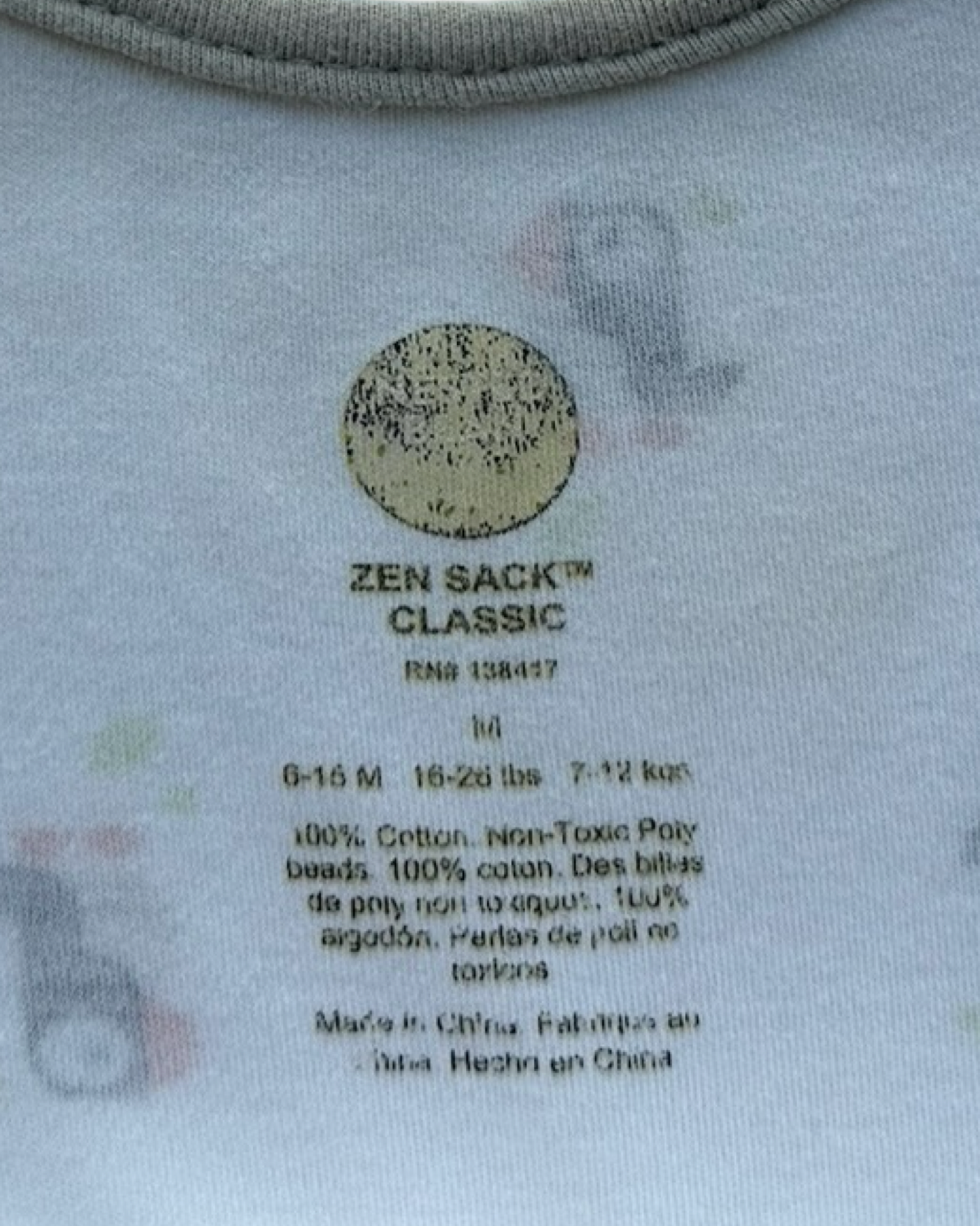 6M-15M Baby Boy Nested Bean Zen Sleep Sack Classic.
