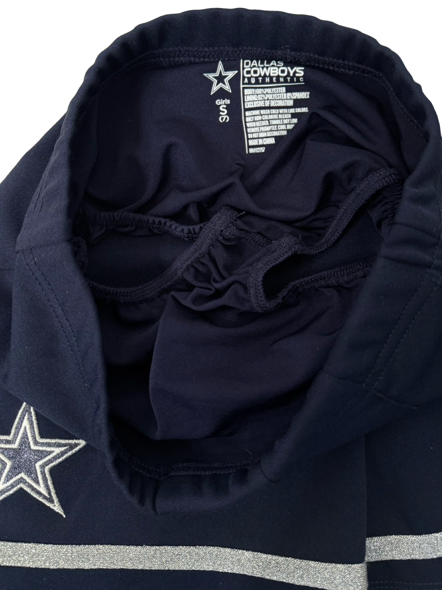 7Y Youth Girls Small Dallas Cowboys 2Pc Cheer Outfit Skirt + Top