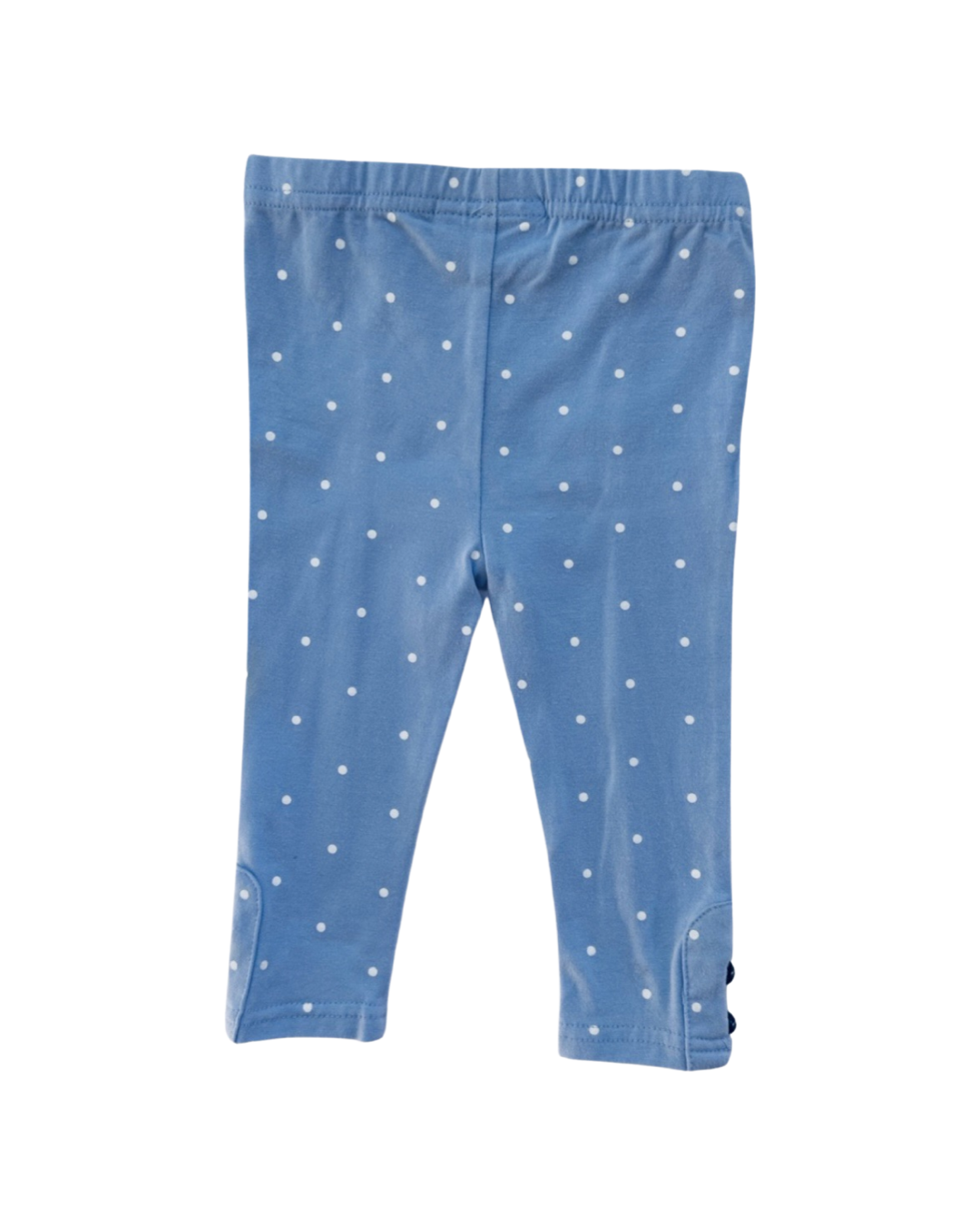 9M Baby Girl Crown & Ivy Blue Striped Long Sleeve Top with Matching Leggings Outfit