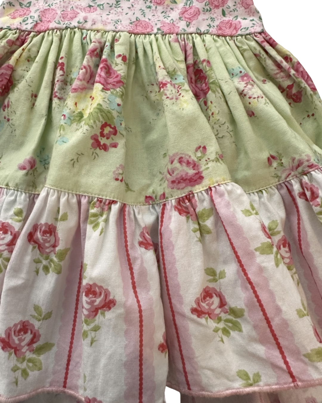 24M Baby Girl Olive Mae Pink / Green Floral Cross Back address