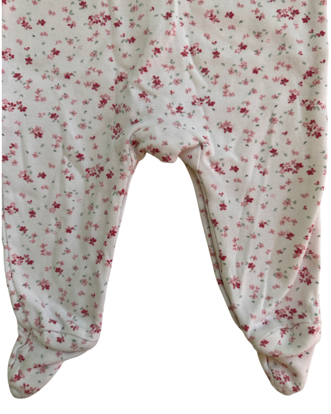 6-9M Baby Girl The Little White Company London Pink Floral Sleeper