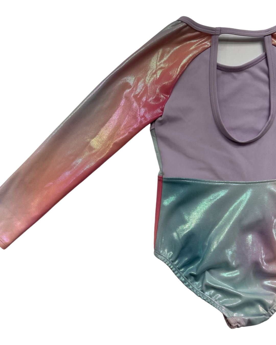 4T Toddler Girl Pastel Gymnastics Tumbling Dance Pastel Shimmer Leotard