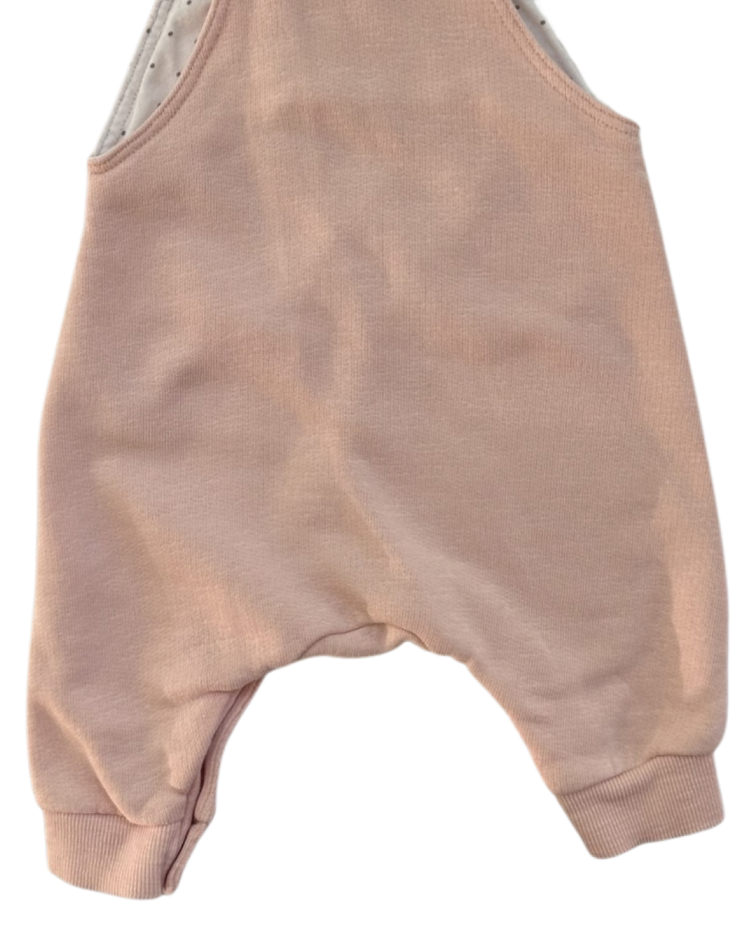 0-3M Baby Girl H&M Pink Kitty Overall Romper