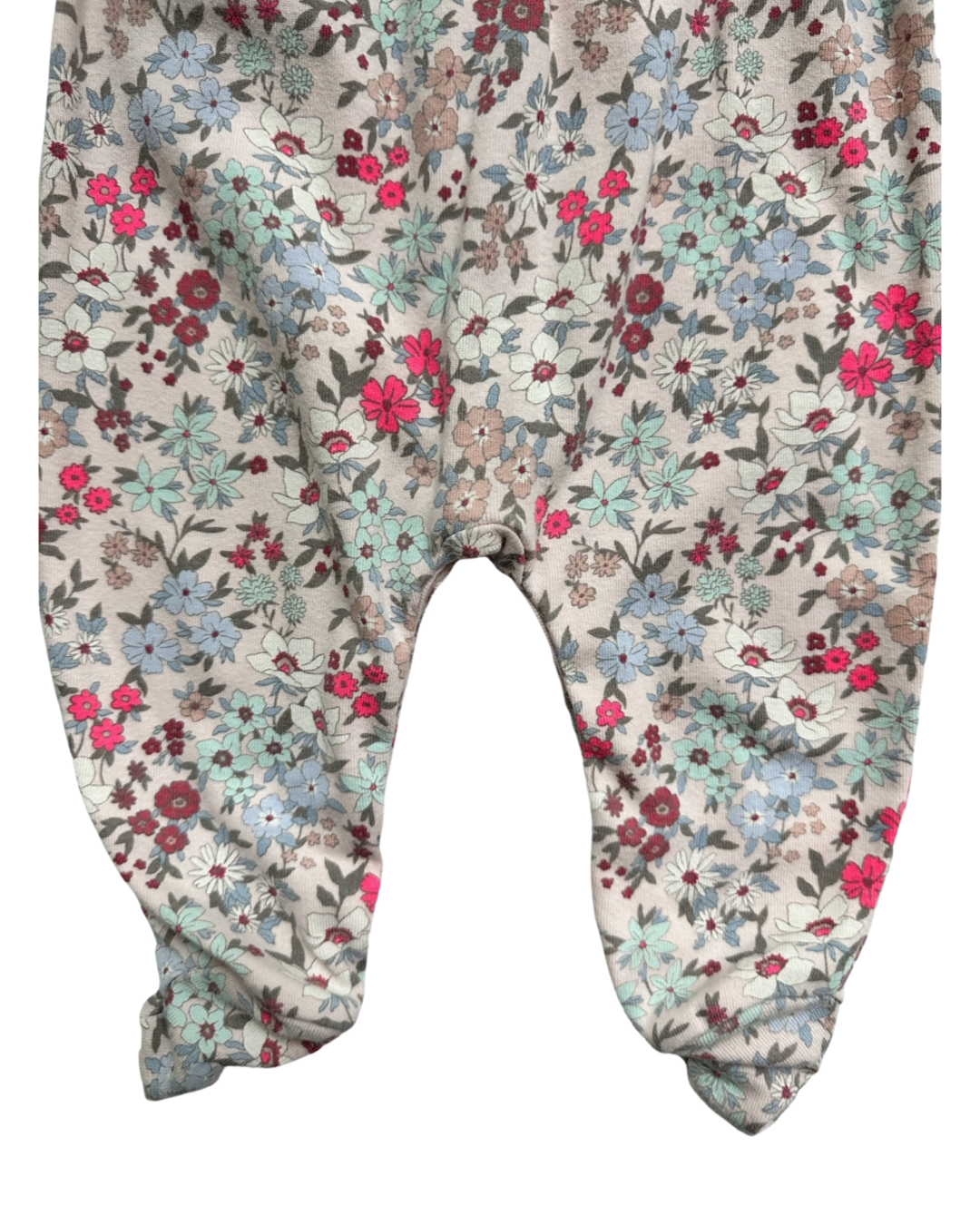0-3M Baby Girl Baby Gap Floral Sleeper PJs