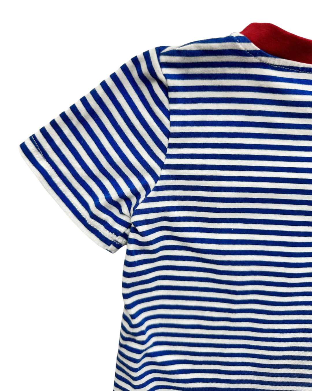 12M-18M XS Baby Boy Embroidered American Flag Shirt Top