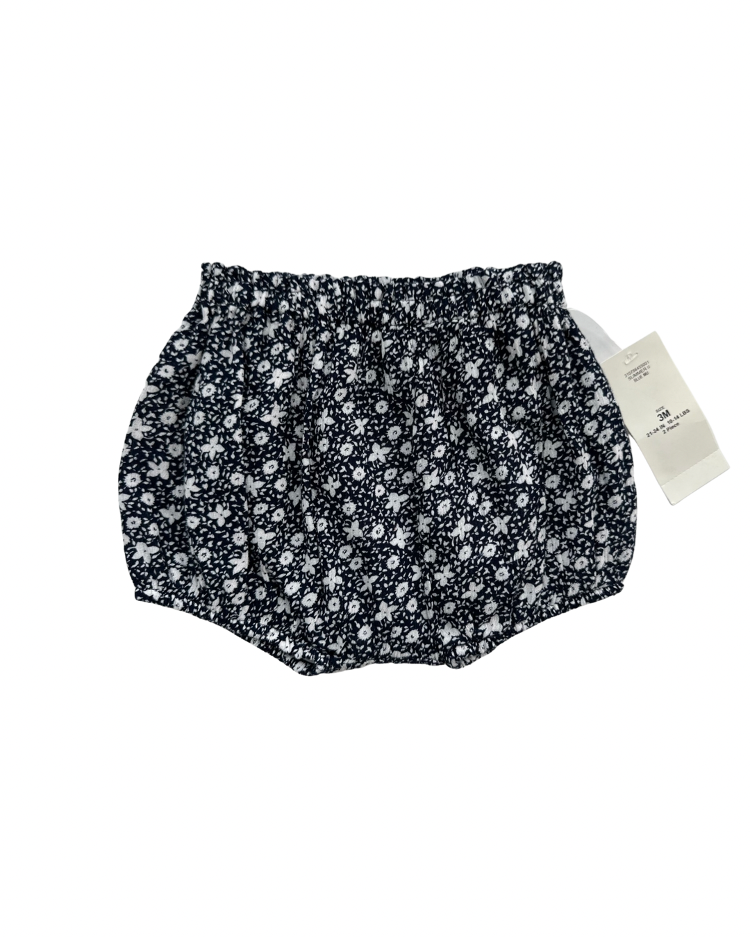 3M Baby Girl Navy Ralph Lauren Polo 2PC Bubble Short Set