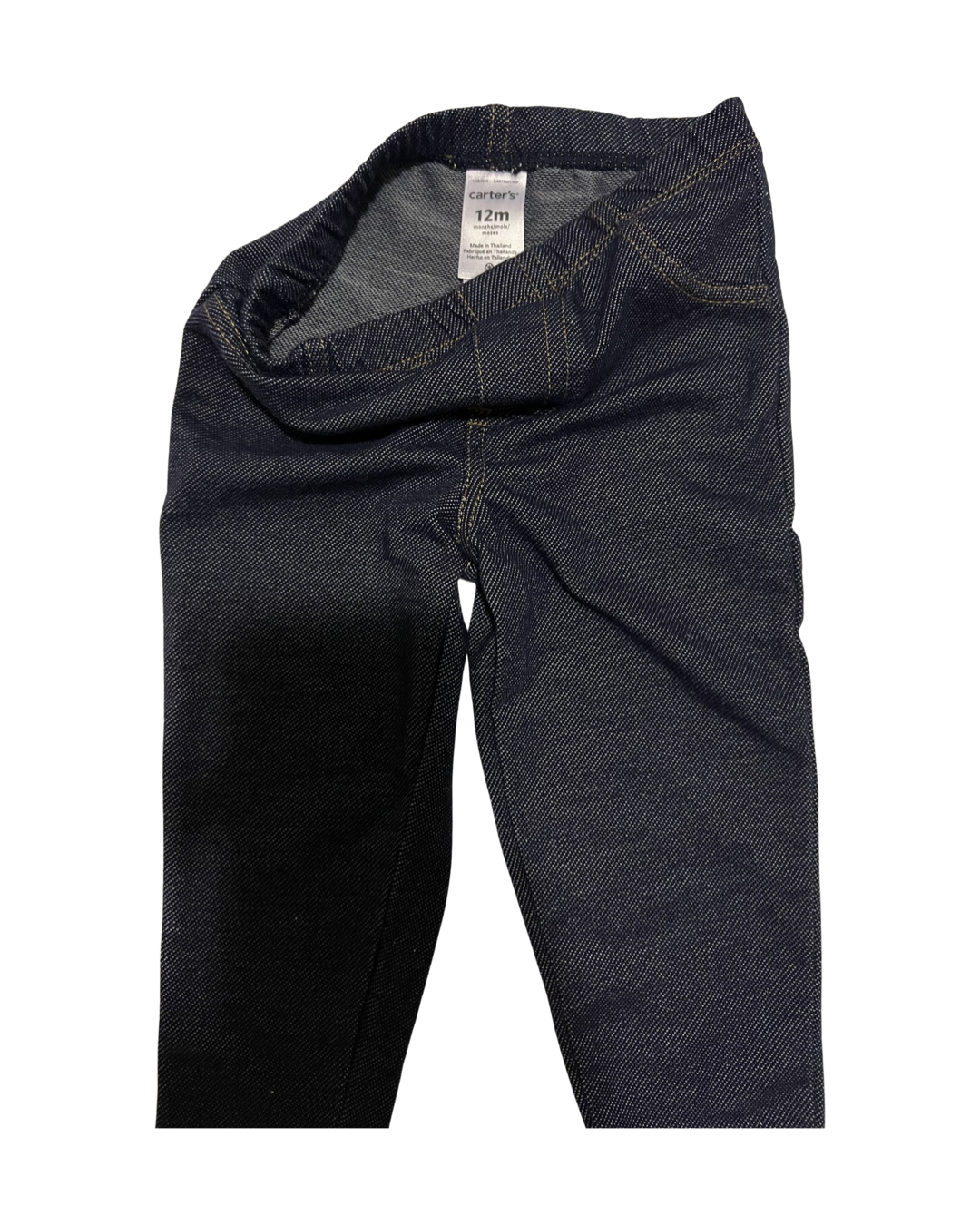 12M Baby Girl Carters Faux Jean Leggings