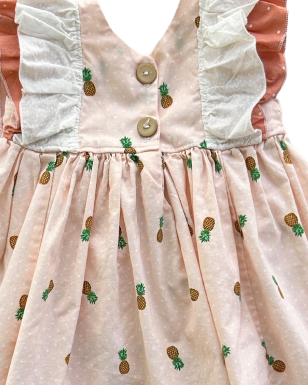 12M-18M Baby Girl Pink Pineapple Boutque Dress