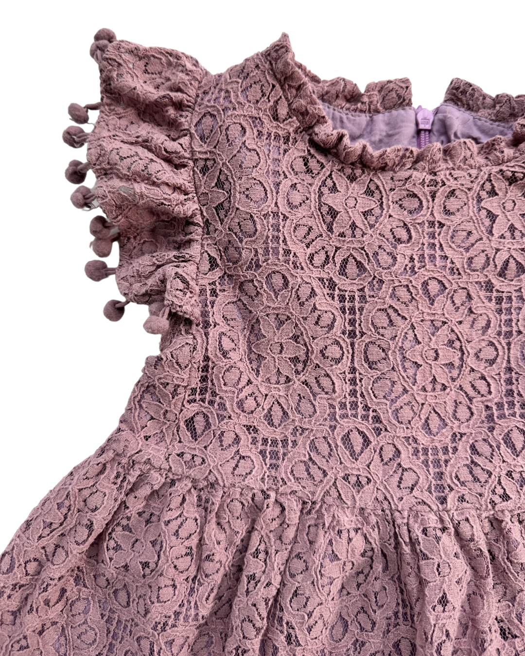 4T Toddler Girl Purple Lace Boutique Dress