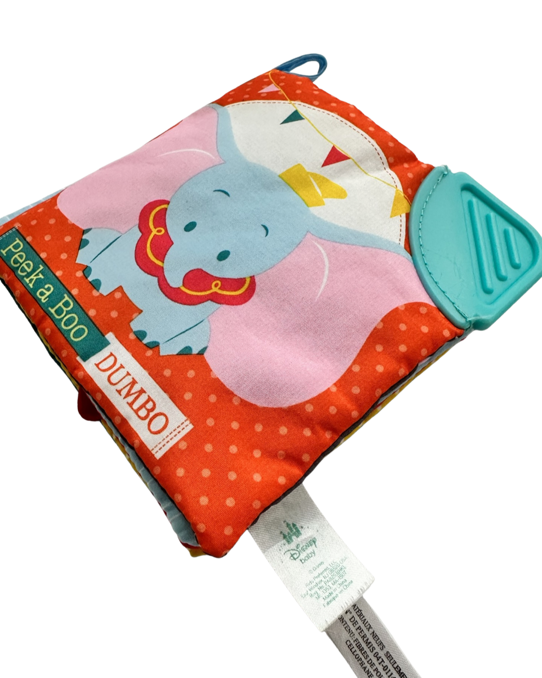 Disney Baby Peek A Boo Dumbo Baby Soft Sensory Book