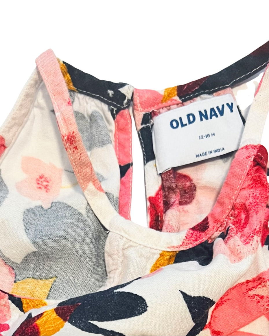 12M-18M Baby Girl Old Navy Floral Dress