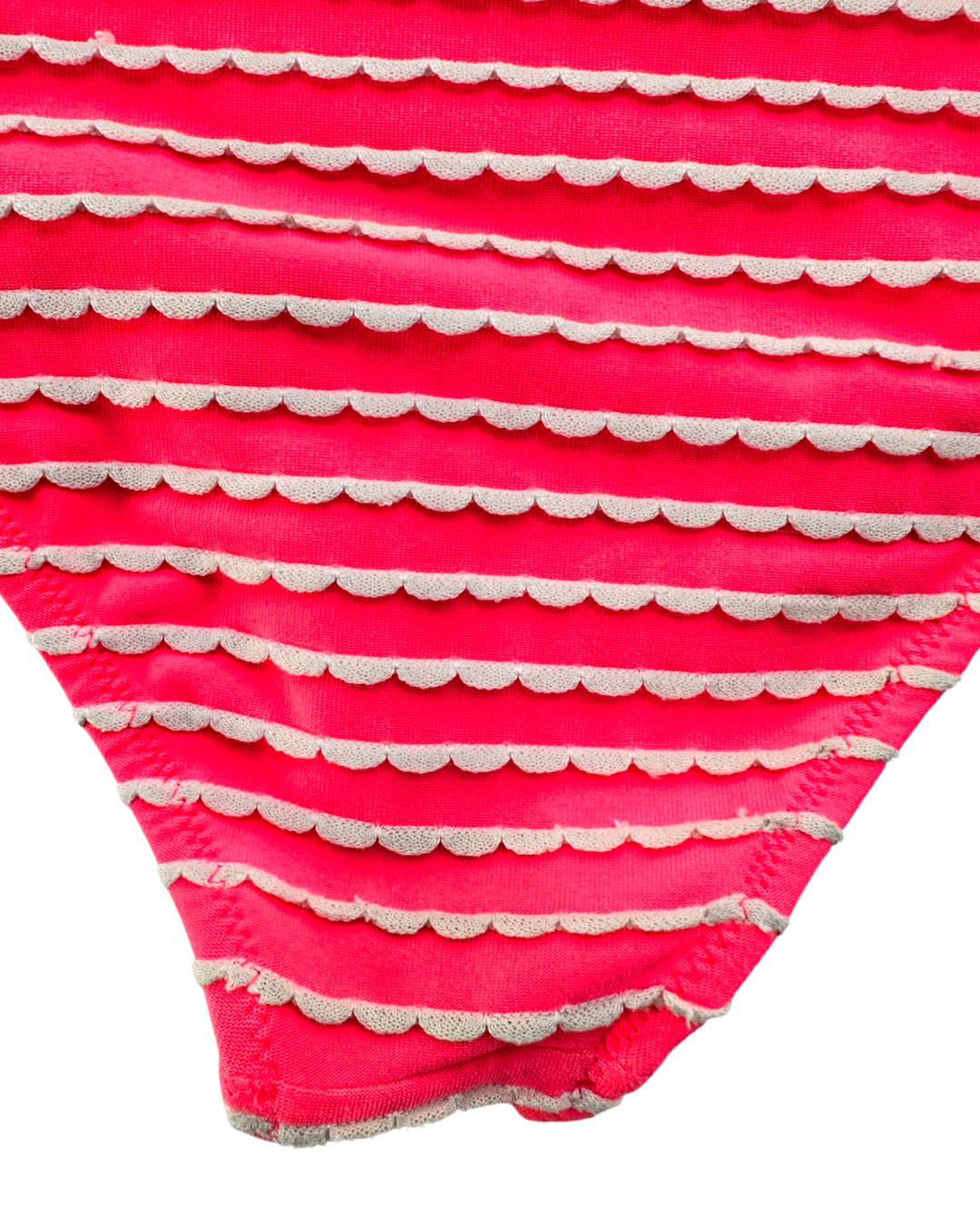 3T Toddler / 4T Toddler Girl Sunuva Hot Pink / White Striped One Piece Swim Suit