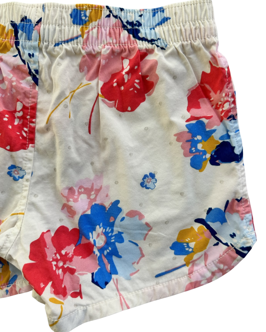 Girls L Size 10/12 Old Navy Pink / Blue Floral Shorts