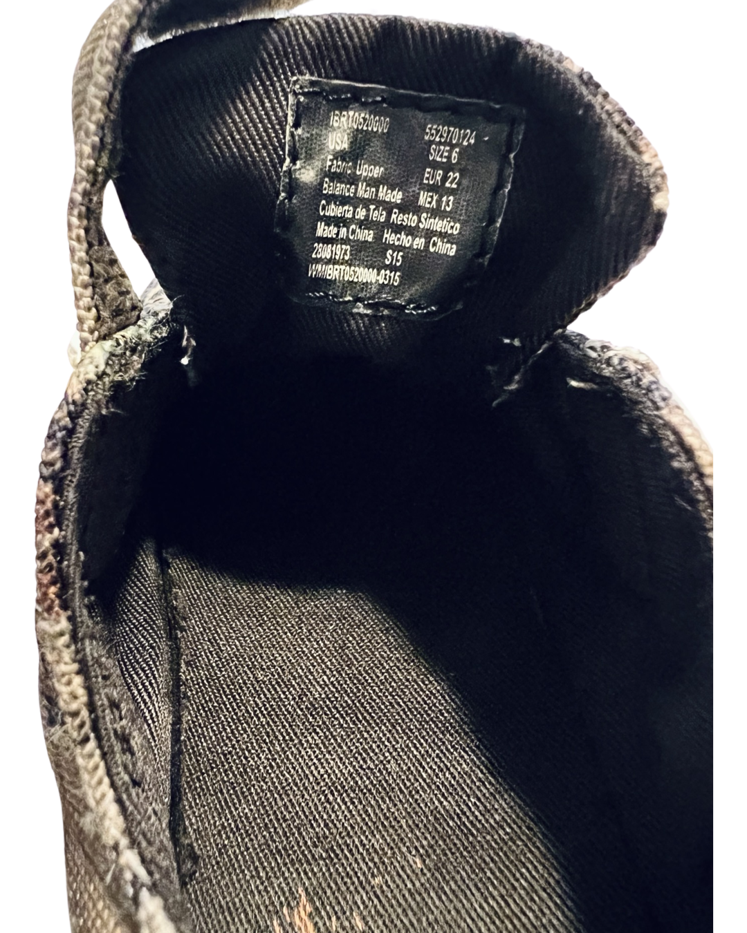 6C Toddler Boy Camo RealTree Velcro Shoes