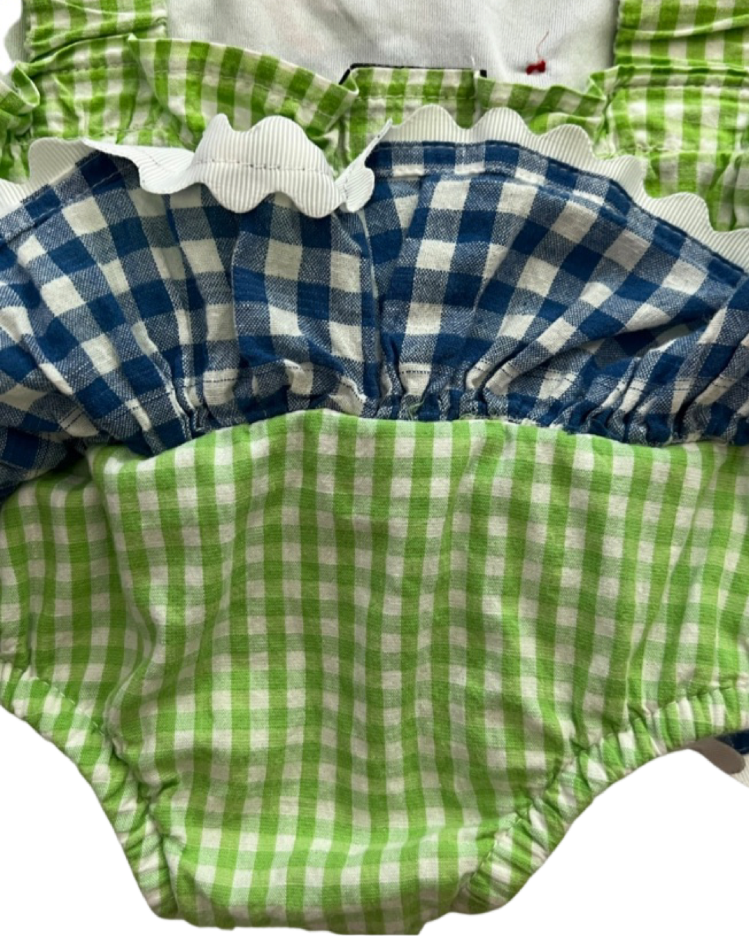 0-3M Baby Girl MudPie Seersucker Swim Sun Suit