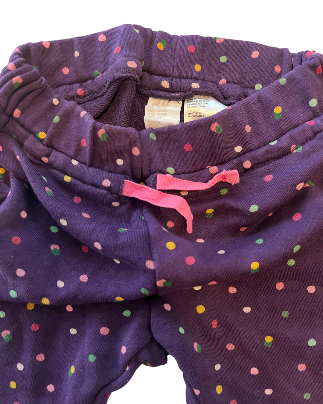18M-24M Baby Girl H&M Purple Sweatpants