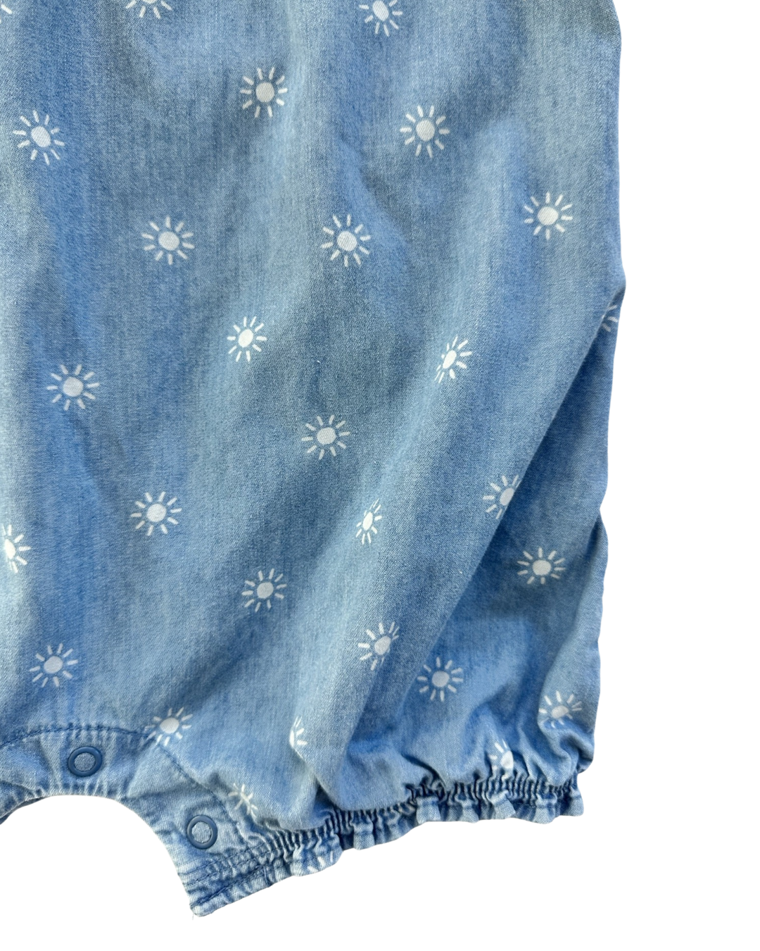 24M Baby Girl Carter’s Chambray Sunshine Bubble Romper
