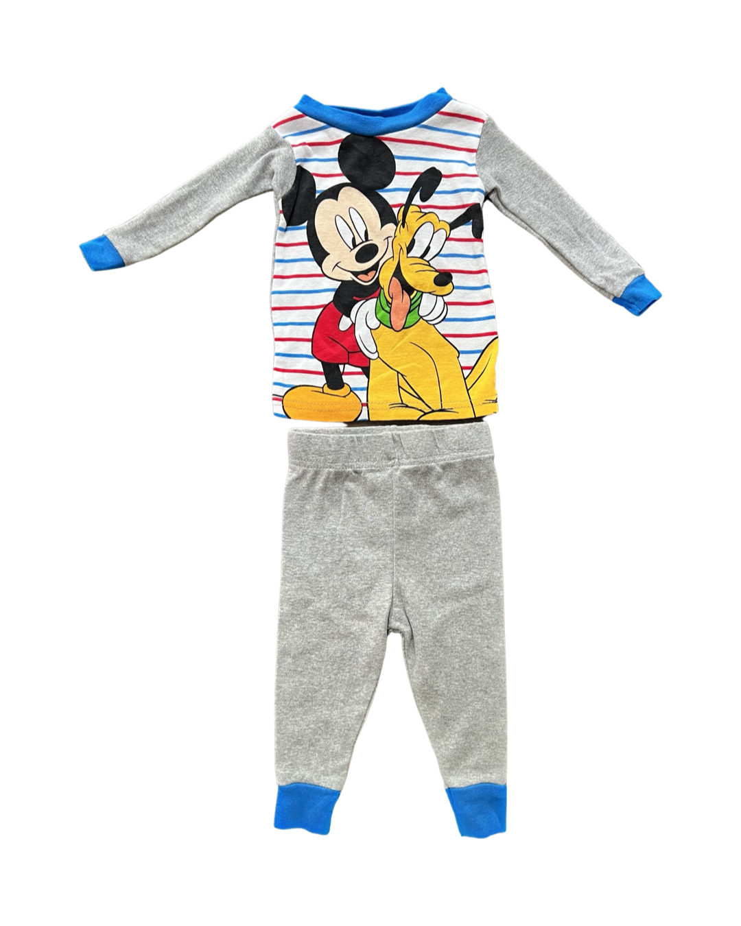 12M Baby Boy DISNEY Mickey Mouse & Pluto PJs