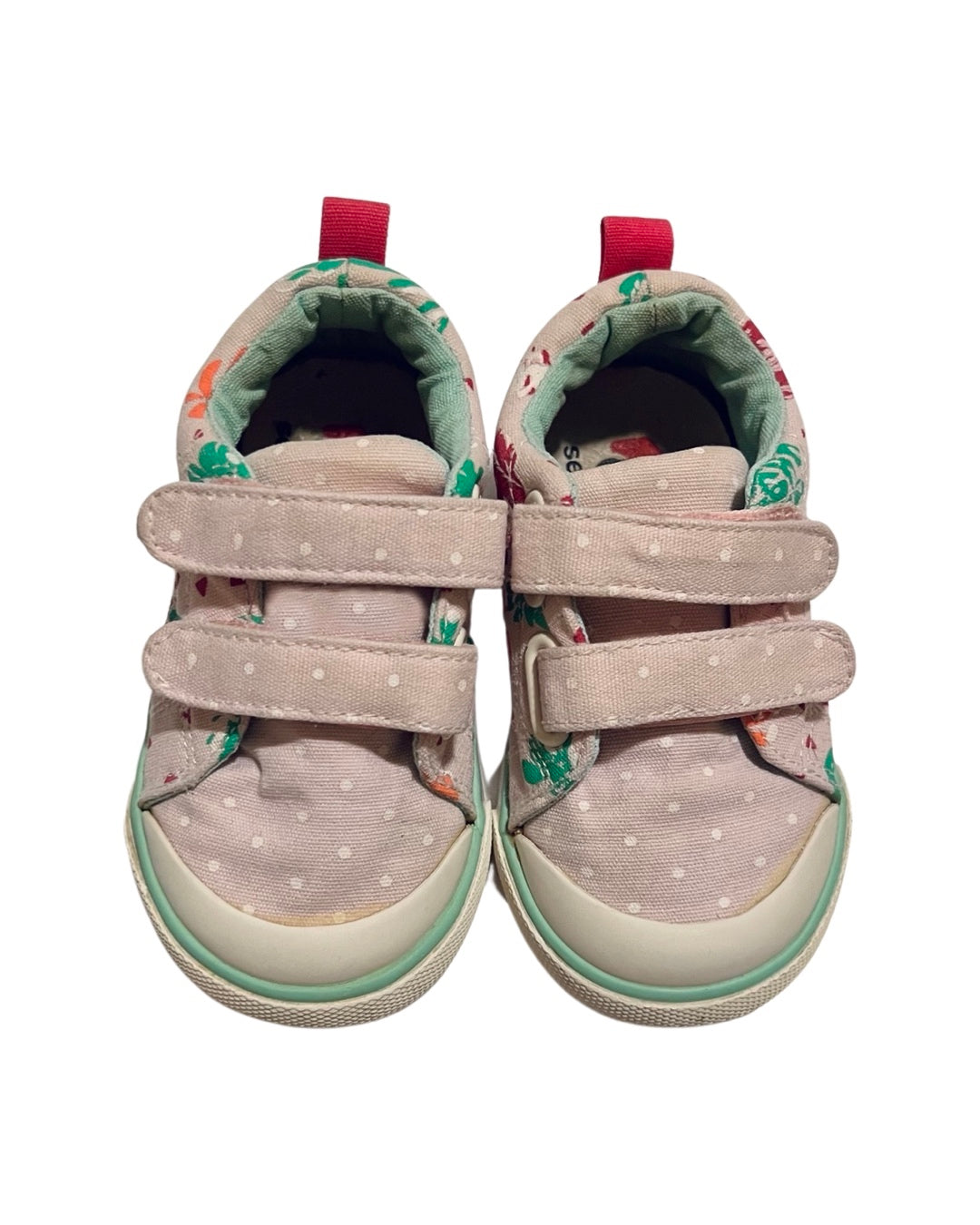 5C Toddler Girl Pink Floral See Kai Run Shoes