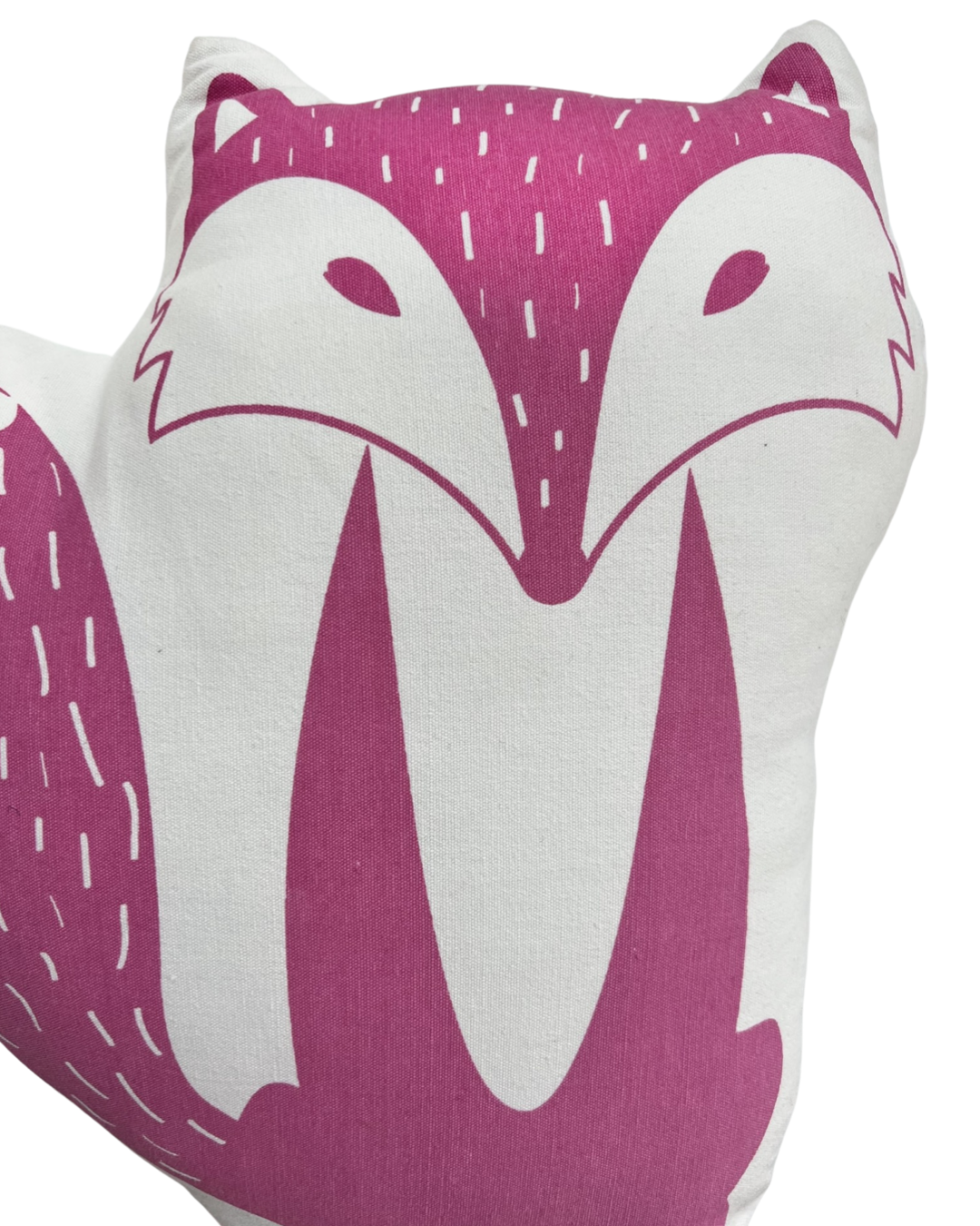Girls Pink Fox Decorative Pillow