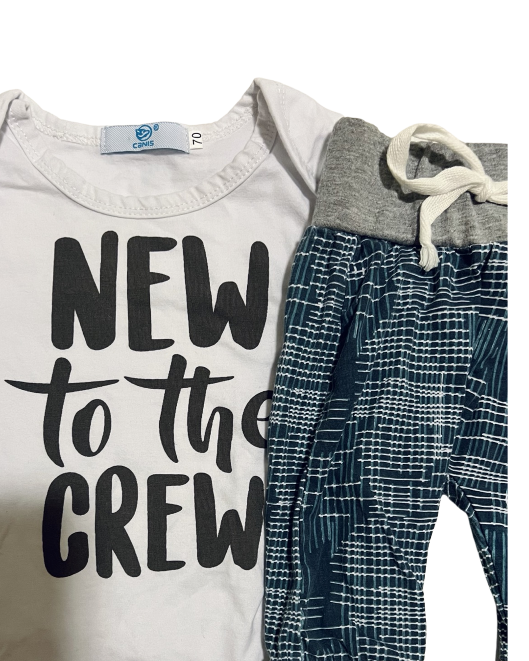 0-3M Baby Boy New To The Crew 3PC Set