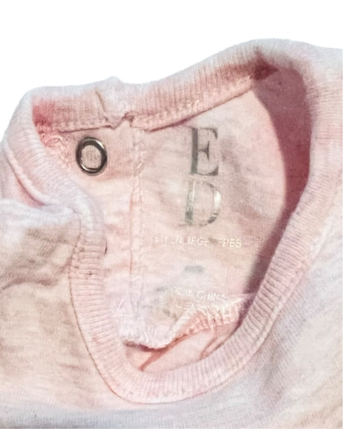 Newborn Baby Girl Ellen Degeneres Pink Love Dress