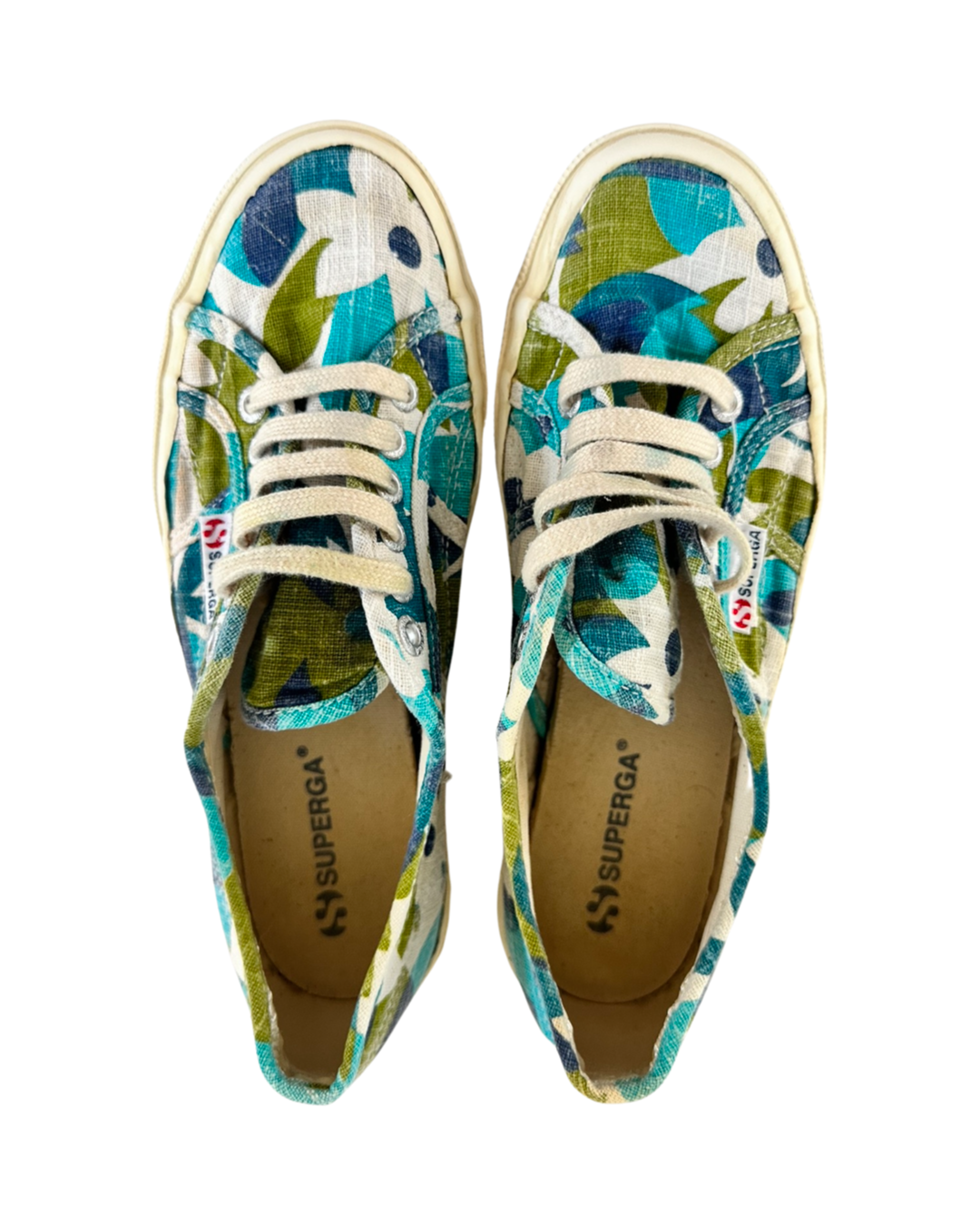 Women’s Size 8.5 / Men’s Size 7 Retro Floral Superga Shoes