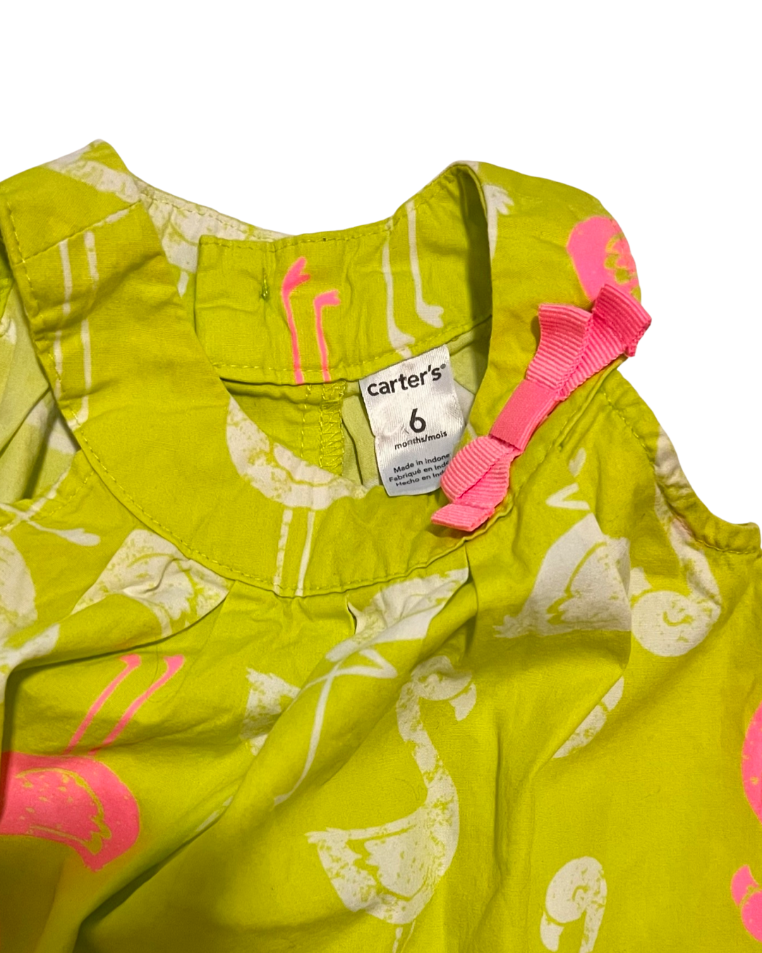 6M Baby Girl Carters Flamingo Dress